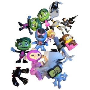 Assorted Kids Character Toy Bundle - Multicolor